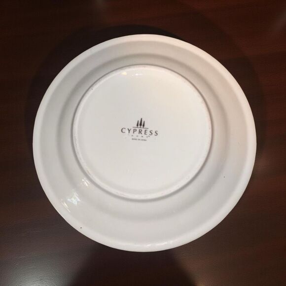 Set of 4 Cypress Home Tulip Floral Sandwich- Salad Plates 8 1/4” - Picture 2 of 6